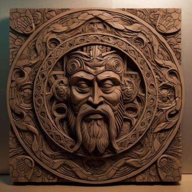 Patterns and decorations stl sgraffito 3 3d model
